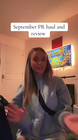 Everything in the links above if you want anything! (Dont mind my dog in the background) #fyp #unboxing #pr #haul #reviewing #september #viral #college 