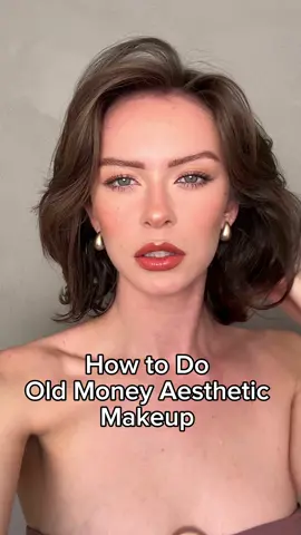 It’s giving old money, it’s giving fall 🍷💄 what do you think?👇 . . . . . #oldmoneyaesthetic #oldmoneystyle #oldmoneymakeup #makeuptutorial #fall2024makeup #makeuptrends #viralmakeuptrends 