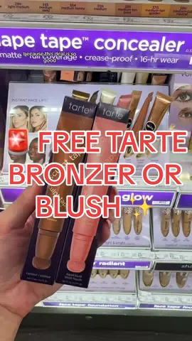 Tarte really made a good deal even better! $36 for both the bronzer and blush shipped free 😱😱 @tarte cosmetics #tarte #tartecosmetics #sculpttape #blush #bronzer #makeuphacks #tiktokshop #tiktokmademebuyit #viralmakeup #flashsale #falldealsforyou #TikTokShop #TikTokMadeMeBuylt #treasurefinds #sale #tiktokshopsale #tiktokshopholidayhaul #tiktokshopcybermonday 