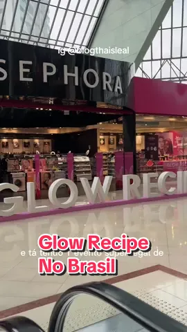A glow recipe chegou no Brasil e fui conhecer a ativação que está acontecendo no Shopping Eldorado #glowrecipe #sephorabrasil 