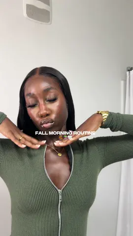 Its the first of the month🍂🫶🏾📚#grwm #fall #morningroutine #blackcollegegirl 