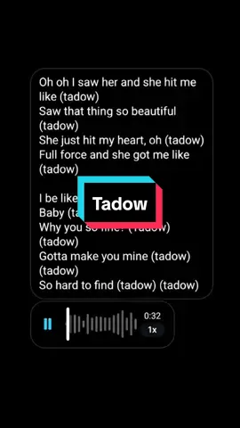 Tadow #samuellz #cover #tadow #music #lyrics #coversong #englishsong 