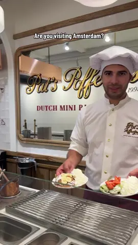Are you visiting Amsterdam? Come try our Dutch mini pancakes!