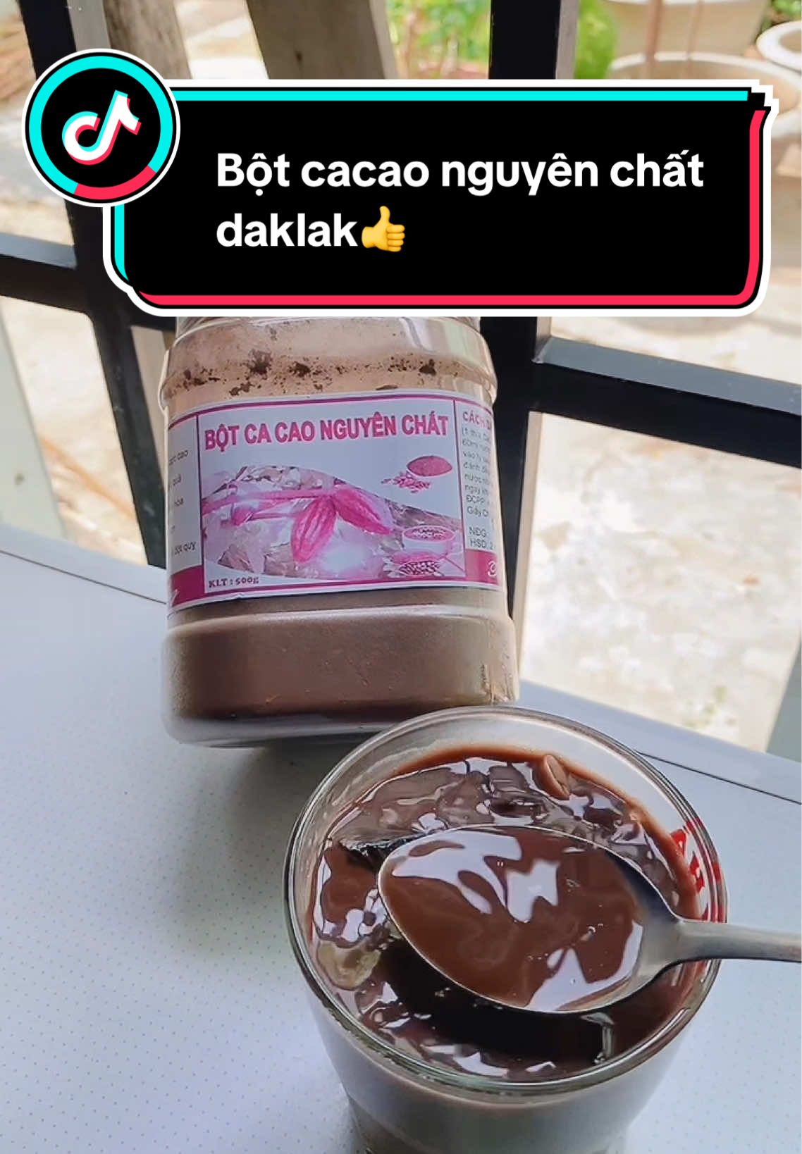 BỘT CACAO NGUYÊN CHẤT DAKLAK 1 HỘP 500GR.ĐẮNG,ĐẬM,THƠM ☕☕#botcacao #botcacaonguyenchat #botcacaodaklak #drink #reviewfood 