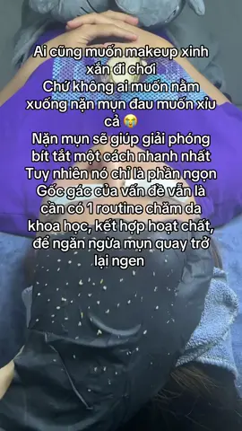 Điều trị mụn 1:1 cùng Bác sĩ nghĩa là BS sẽ kê routine phù hợp với tình trạng da, hướng dẫn bạn bôi thoa và trực tiếp thực hiện liệu trình cho bạn #bsthuphong #LearnOnTikTok #chamdakhoahoc #trimun 