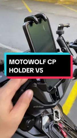 Motowolf Cp Holder V5 Mas pinasafe at secure ang Cellphone mo Dito #motowolf #motowolfcpholder #cpholder #cellphoneholder  #motorcycleaccessories #motorcycle #tiktokfinds #fyp 