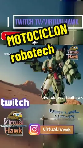 un gran stopmotion único en tiktok 😎🦅❤️  es un regalo por el apoyo al canal ahora estamos en twitch.tv/virtualhawk 👍🥳🦅  #motociclon #robotech #robotechmacross #tv #tvd #macross #Anime #animetiktok #macrossrobotech #Anime  #motociclon #mech #mospeada #StopMotion #v 