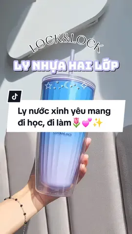 Ly đựng nước thôi thì có cần xinh như vậy không LocknLock ơiii🌷💕✨️ Rất xinh và tiện lợi để mang đi học đi làm luôn nha💯 #review #lynvy #lynhua2lop #lynhua #lynhualocknlock #locknlock 