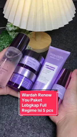 Wardah Renew You Paket Lengkap Full Regime anti aging isi 5 pcs @Wardah Beauty Official  #wardah #wardahrenewyou #antiaging #wibgajian #promoguncang1010 #gilagilajualan  #creatorsearchinsights 