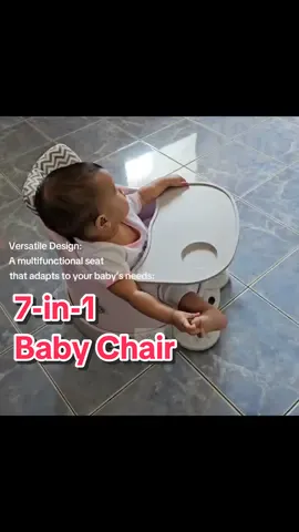 Aibedo 7-in-1 Multifunctional Baby Chair: Versatile Design: A multifunctional seat that adapts to your baby’s needs: Floor Seat Dining Seat High Chair Booster Seat Bath Seat Walker Traction Seat Effortless Installation: Easy to install on most household chairs, making dining a breeze. Premium Materials & Comfort: Soft PU body, resistant to water, stains, and odors. Anti-slip design with superior back support for your baby’s safety. Comfortable foot pedal and high backrest for added comfort. Ample leg space for growing children. Smooth & Silent Mobility: 360-degree silent wheels that glide smoothly on any floor surface. Inclusions for Enhanced Experience: Tray Table for easy mealtime. Foot Pedal and Headrest Pillow for comfort. Dining Chair Safety Straps for secure seating. Pulling Rope and Wheeled Chassis for mobility and fun. PU Chair with integrated safety belts for peace of mind. Product Guide Booklet for easy setup. Age & Weight Capacity: Suitable for babies from 4 months to 5 years old. Body size: 38x42 cm, weighs just 4.6 kg. Can safely support up to 25 kgs. #babychair #babybathchair #Baby Chair Kreatif #babybooster #babydiningchair #babybathchair #babybath #babylove 