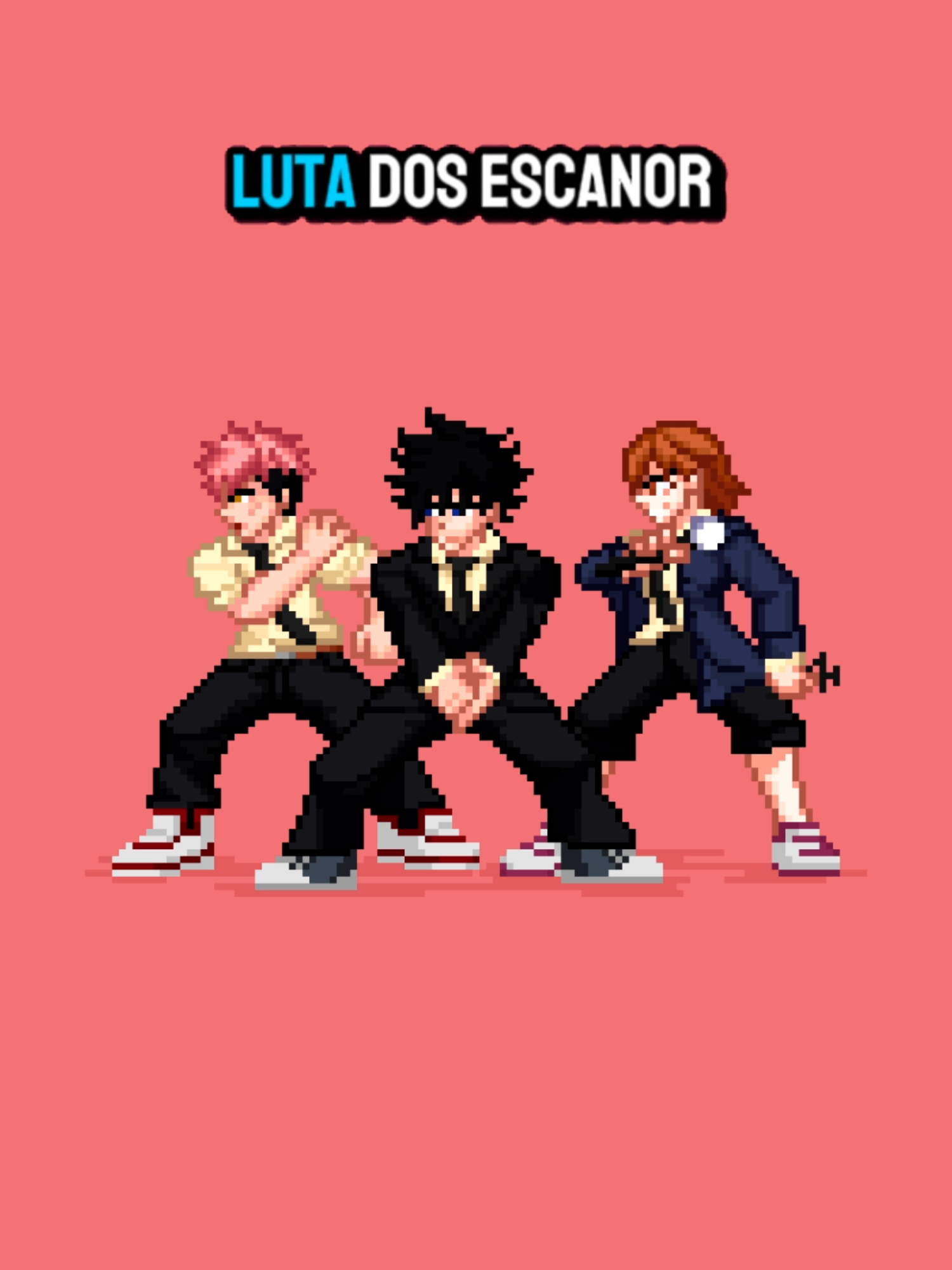 O que você achou de Jujutsu Kaisen? #jujutsukaisen #anime #manga #pixelart #digitalartist #chainsawman