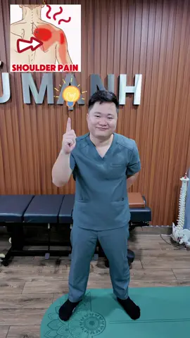 Bài tập khoẻ vùng vai tay, giảm đau nhức. Hãy tập ngay nhé 💡 #tips #vuducmanh #vumanhyhoccotruyen #shoulderpain #shoulder 