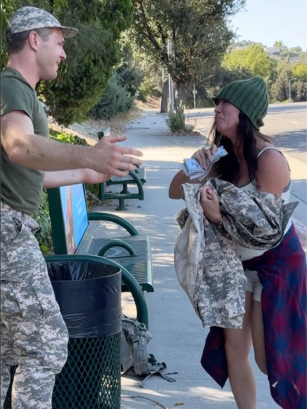 Surprising my homeless pregnant sister 🥹