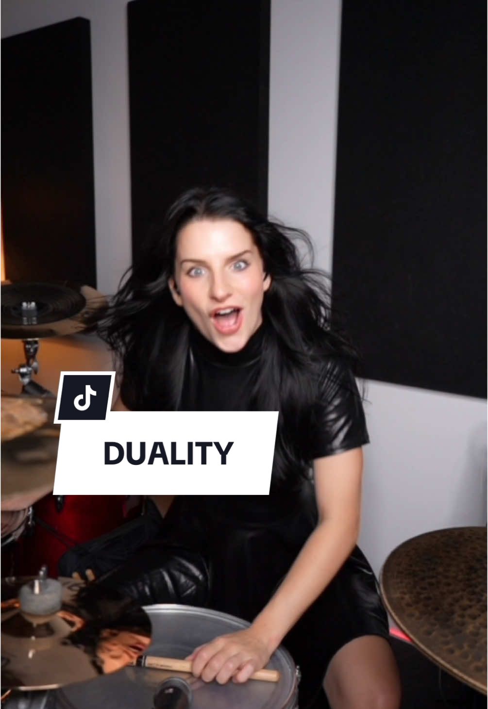 Duality 🐒 #femaledrummer #drummergirl #duality #slipknot #drumcover #drum #drums 