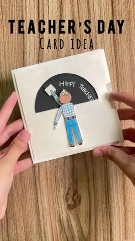 Day 20/100 | Happy Teacher’s Day Card ❤️ #teachersday #happyteachersday #teachersdaycard #papercrafting #gifts #handmadecards #giftideas #cards #DIY #fyp #foryoupagee 
