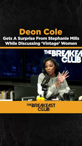 Stephanie Mills' ears were buzzing during our conversation about 'vintage' women with @comediandeoncole 😳 Watch til the end.
