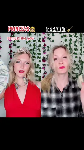 #pov The princess tries to relate to her servant.. ib: @Brianna Mizura #foryou #viral #acting #funny #story #princess 