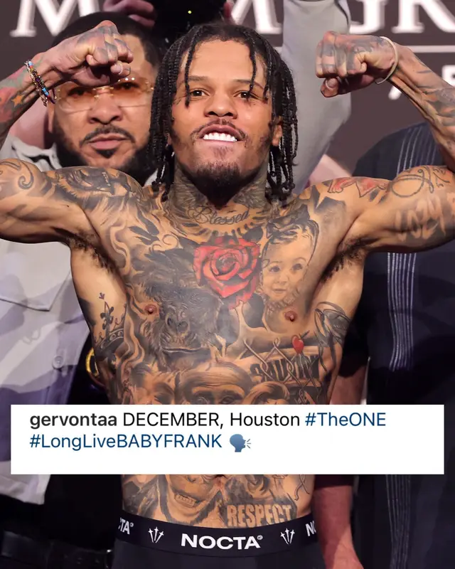 Tank back December 14 in Houston 👀 #gervontadavis #boxing