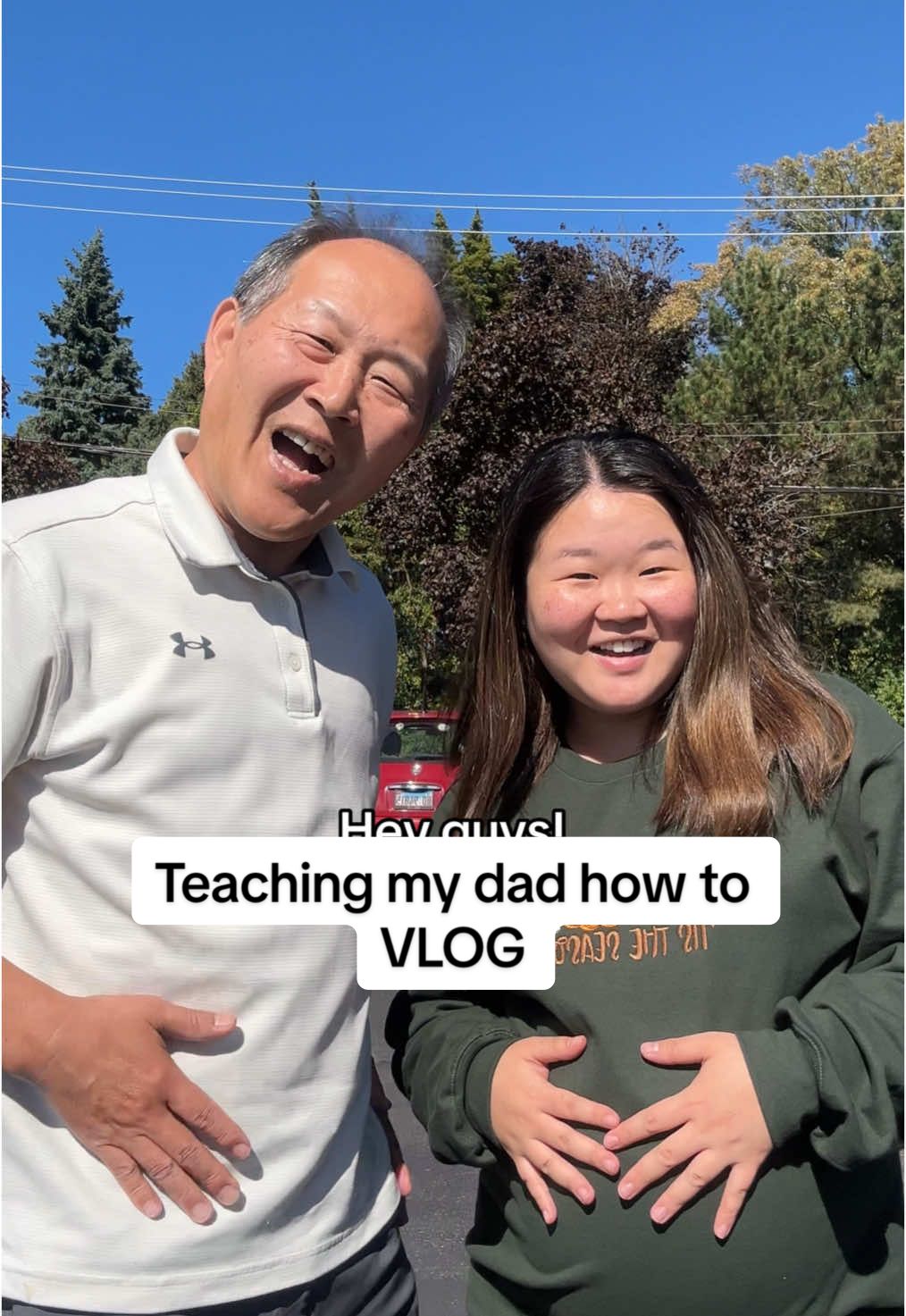 Ignore the fact that i look like a swollen potato - focus on my dad #dadsoftiktok #Vlog #dad #korean #dayinmylife 
