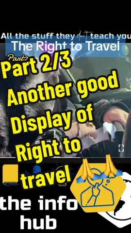 #part2 . Traveling & Driving  You have to learn what to do and what not to do during a #trafficstop . In this video our #traveler has his documents ready and in hand for the officer  . . #theinfohub #theinformationhub #knowyourrights #learnyourrights #studyyourights #yourrights #trafficstops #pulledover #righttotravel #travelingnotdriving #fyp #learnyourlaw traffic stop cop gets shut down at a abor traffic stop know your. traffic stop know your rights California traffic stop - Right to travel  Right to travel review Right to travel explained  What is the right to travel  Travel with no license  Drive with no license  Drive no license  Travelers handbook