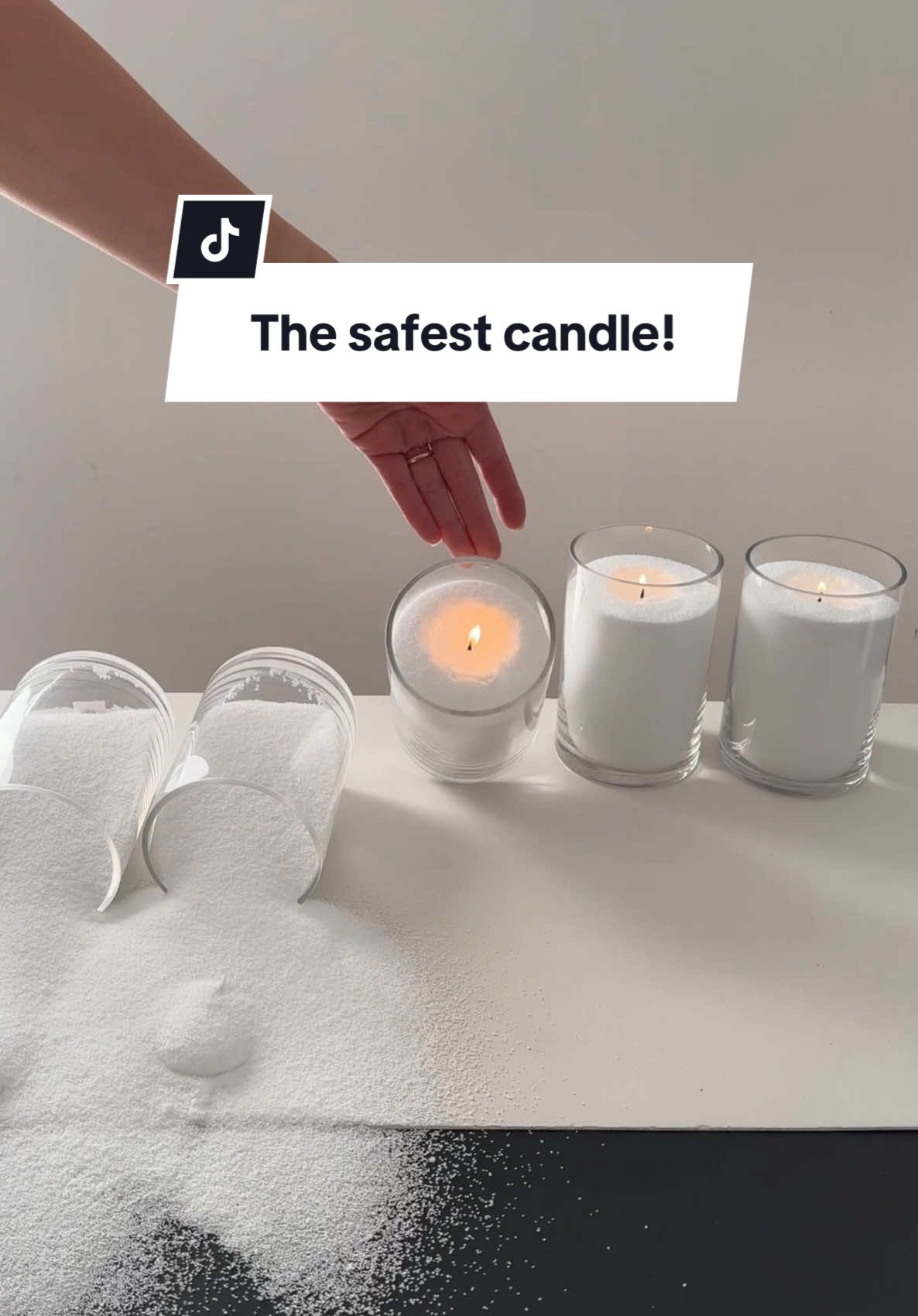 Ever accidentally knocked over your candle? With Foton, you don’t ever have to worry…they self extinguish every time, regardless of how long they’ve burn burning! The safer candle! 🔥 #fotoncandle #pearledcandle #candle #interiordesign #homedecor #firesafety #nontoxic #selfextinguishing #nontoxiccandles #founditonamazon #candletok 