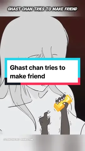 #Minecraft #animation #cute #funny Ghast chan tries to make friend cre: Dangoheart Animation