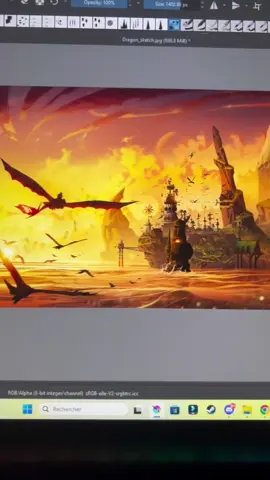 How to train your Dragon - Illustration  Before and after ! I hope you like this result 🤍 • Don’t forget, my waitinglist for my Landscape Art for beginners Course is open ! ⭐️ Go check in to get a discount link in bio of my instagram ⭐️ Come learn with me and don’t be afraid of landscape anymore ! • #dragon #howtotrainyourdragon #dreamworks #digitalart #digitalartist #digitalpainting #digitalartwork #landscape #2dlandscape #artrender #artprocess #illustration #fanart #artlover #arttutorialsforbeginners #2dart