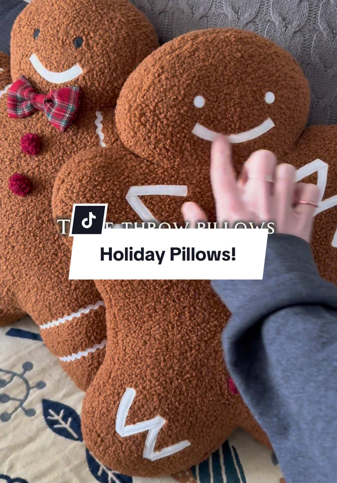 Gingerbread man, gingerbread houses, candy, canes I’m here for it! Give me all the pillows and all the holiday decorations. ##holidaypillows##holidaydecor##pillows##gingerbreadmanpillow##gingerbreadman##candycanepillow##candycane##throwpillows##falldealsforyou##tiktokshopholidayhaul##tiktokshopblackfriday##tiktokshopcybermonday