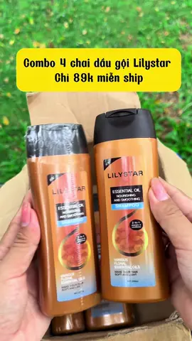 Combo 4 chai dầu gội Lilystar chỉ 89k miễn ship#emkieutaphoa #daugoi2in1 #daugoililystar #lilystar #daugoi 