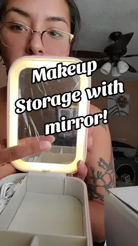 Makeup always looks better under the right lighting! Don't set yourself up for failure! #creatorsearchinsights #makeupstorage #makeupstoragebox #ledmirror #travelmakeup #makeuphacks 