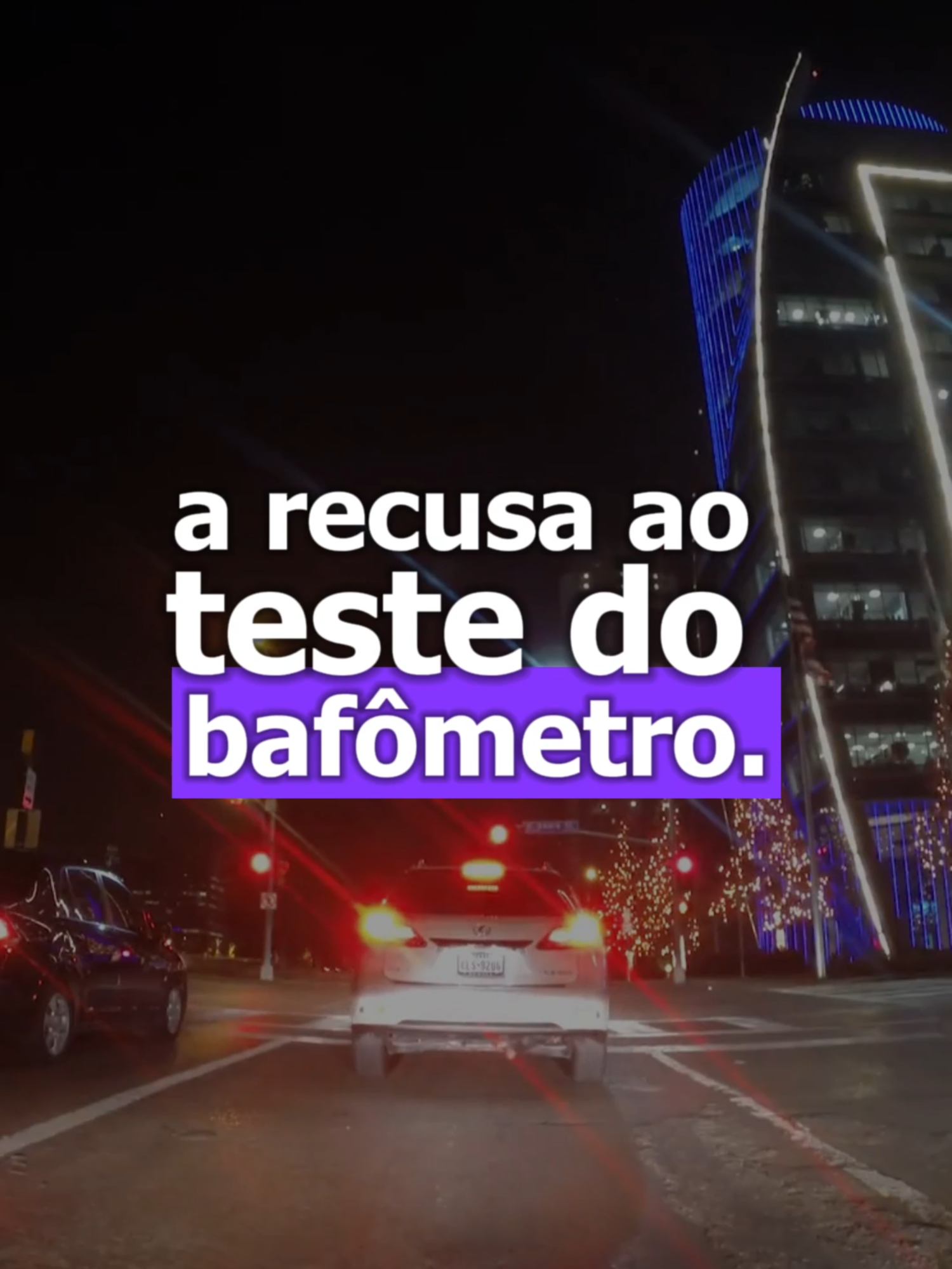 Sabe quais são as consequências de se recusar a fazer o teste do bafômetro? Vem que te explico! #multas #multasdetransito #bafometro #comorecorreramultadetransito
