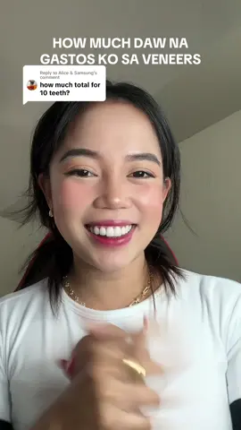 Replying to @Alice & Samsung Recommend ko to mga mi @Garingo-Manzano Dental Clinic 😬🦷 #fyp #veneers #directzirconiaveneers #teeth #veneersjourney #mommytinaturner 