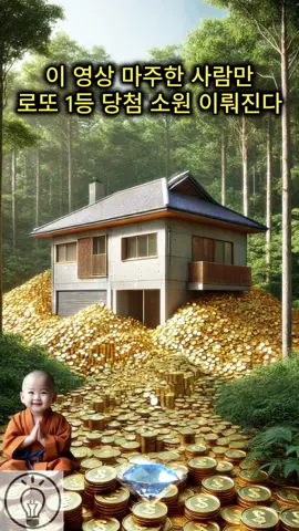 이 영상 마주한 사람만, 로또 1등 당첨 소원 이뤄진다