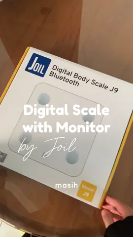 Kalau ada ini jadi punya gambaran kondisi tubuh dan untuk atur pola makan #timbangandigital #joil 