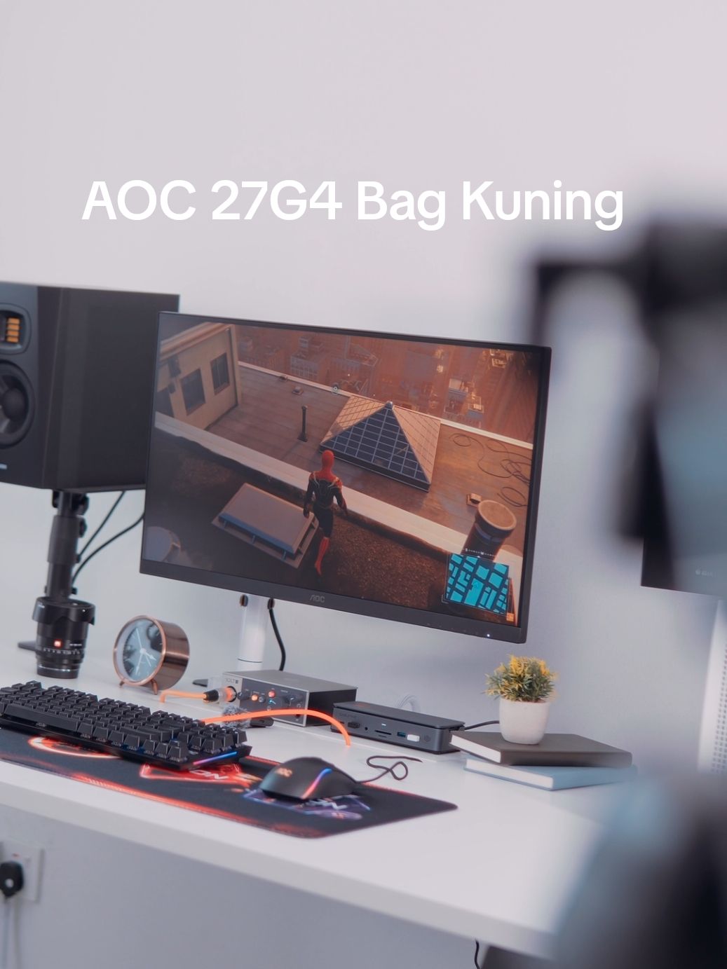 Gaming monitor dari AOC 27g4 27in 1080p dengan 180hz refresh rate. ok kot ni main competitive mcm cs2 ke valo ke. harga ok. @aoc.malaysia  #gamingmonitor #AOC #27G4 #180hzmonitor #180hzmonitor #fastips 
