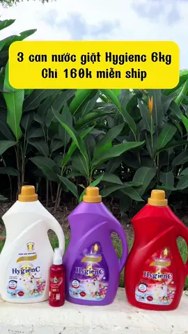 Combo 3 can nước giặt Hygienc 6kg chỉ 160k moeexn ship#emkieutaphoa #nuocgiathygienc #nuocgiatxahygiene #hygienc #nuocgiatxa #nuocgiat 