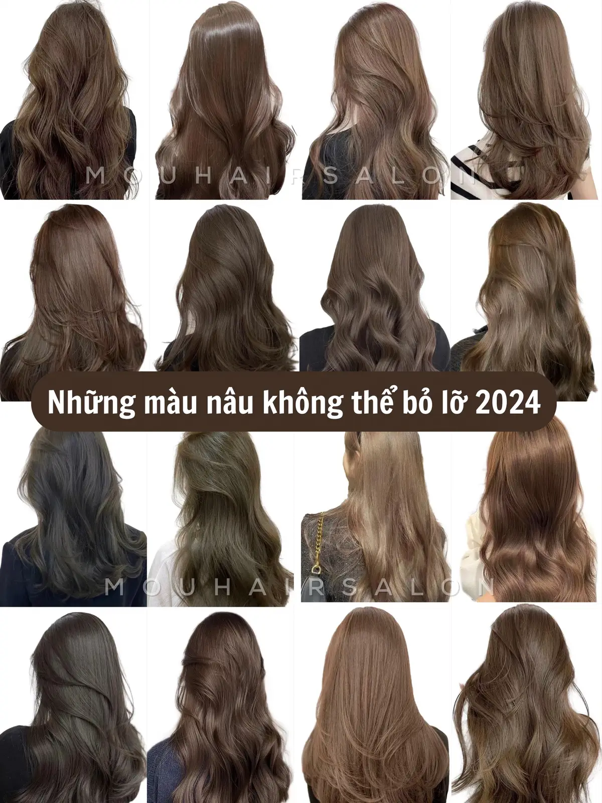Nàng thơ nhà Mou ơi, nay Mou lên cho các nàng list tóc Nâu cực xinh không cần tẩy nha. #mouhairsalon #mouhair #tocnhuom #nhuomtoc #maunhuomtoc #nhuộmtóc #mautoc #tocxinh #xuhuong