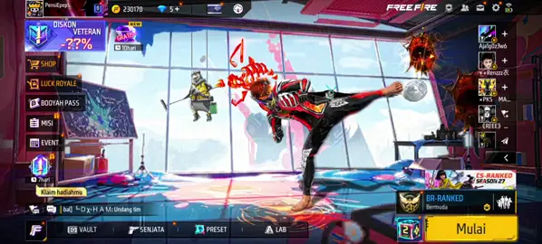 Abang selalu real ya #prontalgaming #bagibagiakunff #bskbaban #freefire #akunff #pensiff #fy0 