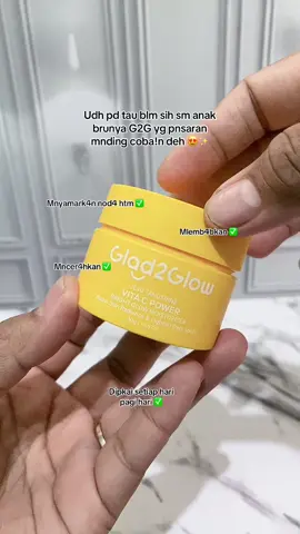 Kandungan vit c nya nggk main” bkin klit sgar brchaya dan crah bbs noda htm #glad2glow #glad2glowjejutangerine 