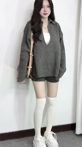 Set 3 món chất tăm len dài tay