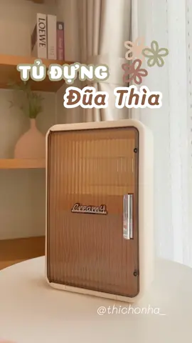 🏡 Một chiếc tủ dành cho những ai chưa bít để đũa thìa ở đâu cho tiện lợi, dễ lấy mà vẫn gọn gàngg xinh xắnn nkaaaaa 😍🥰 #thichonha #tudungduathia #tudungduathiagantuong #dobep #kitchenware #donhabep #homedecor #decoration #decornhabep #fyppppppppppppppppppppppp #xuhuong2024 #virał  