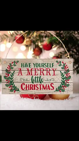 #COD #wuxiaoyi #HTF #Wooden Door Hanging Sign Christmas Tree Ornament Christmas Decoration for Home Wooden Pendant Gift