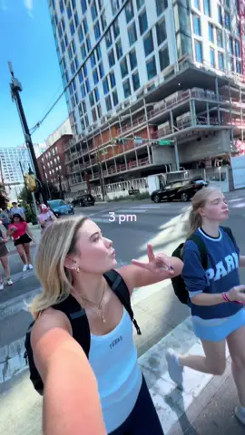 TIMESTAMP of the day🥤🤍+ @Jake Shane & @Drink Poppi !!! please ignore my morning face but best dayyyyy ever!! #universityoftexas #poppiworld #drinkpoppi #jakeshane #tentsetup #dailyvlog #diml #schooldiml 