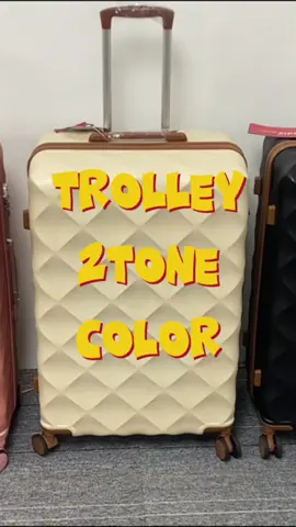 ABS Hand carry cabin luggage trolley 2 tone color TSA Lock YKK Zipper. #seachoiceofficial #fyppppppppppppppppppppppp #absmaterial #seachoiceph #luggage #seachoiceluggage #travelinstyle #afforadableluggage 