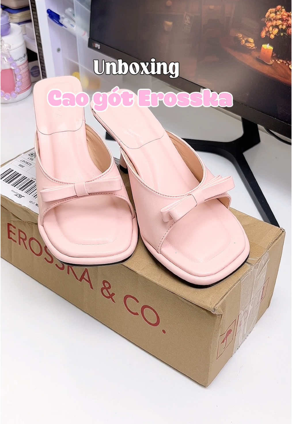 Ui ta nói đôi guốc không điểm!!! Mà là không có điểm nào để chê ❤️ #unboxingwithme #giaycaogot #vensdiary #unboxingasmr 