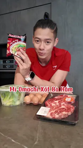 Mì Omachi Xốt Bò Hầm với gói xốt thần thánh ngon hơn khi nấu cùng trứng - bò - rau #omachi #omachixotboham #haynaucungtrungborau 