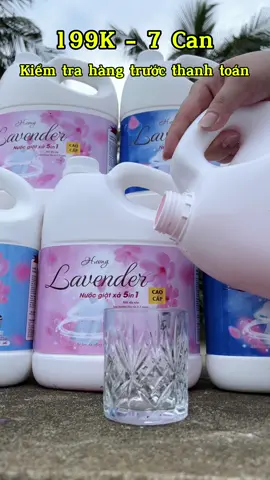 Nước Giặt Lavender - Giá Siêu Sốc Chỉ 200K - 7 Can