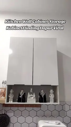 Sevenwood kitchen wall cabinet wooden hanging cabinet almari dapur cabinet murah bathroom storage cabinet  #kabinetdapur #kabinetdinding 