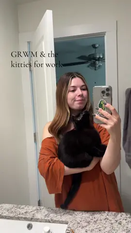 GRWM & the kitties for work💋 Instagram: beautybymakaylaf #grwm #morningroutine #nailtech #grwmforwork #grwmnailtech #xybca 