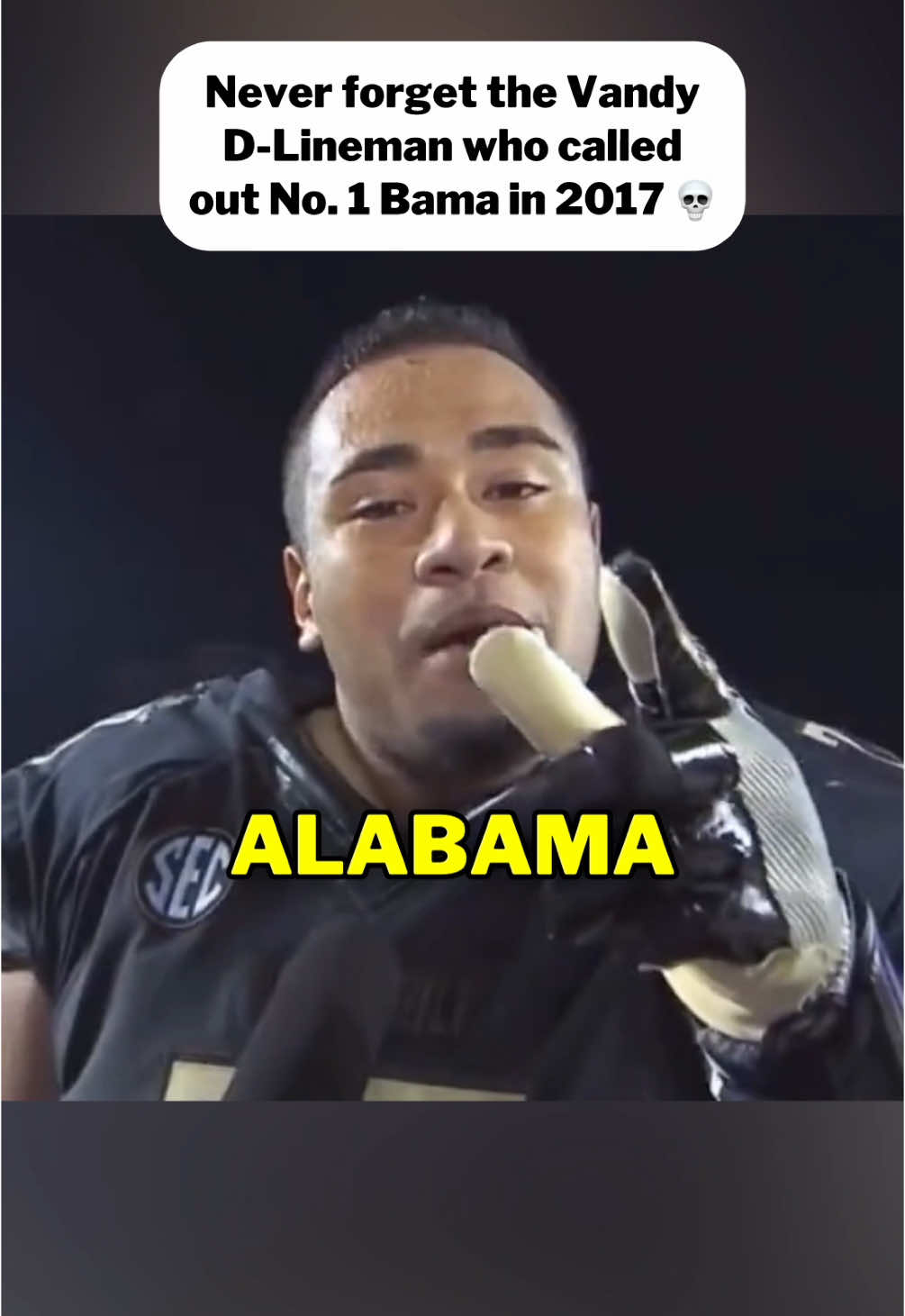 “Theoretically we are next on their schedule.” 💀 #cfb #CollegeFootball #footballtiktok #vandy 